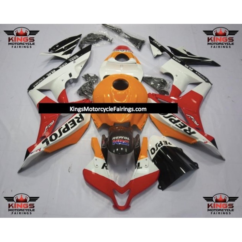Honda CBR600RR (2007-2008) Repsol RCV Fairings No Seat Cowl No Bolt Kit No Tank