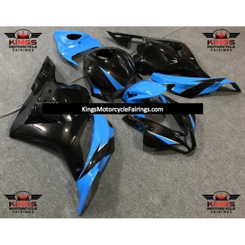 Honda CBR600RR (2009-2012) Black & Blue Fairings No Seat Cowl No Bolt Kit No Tank