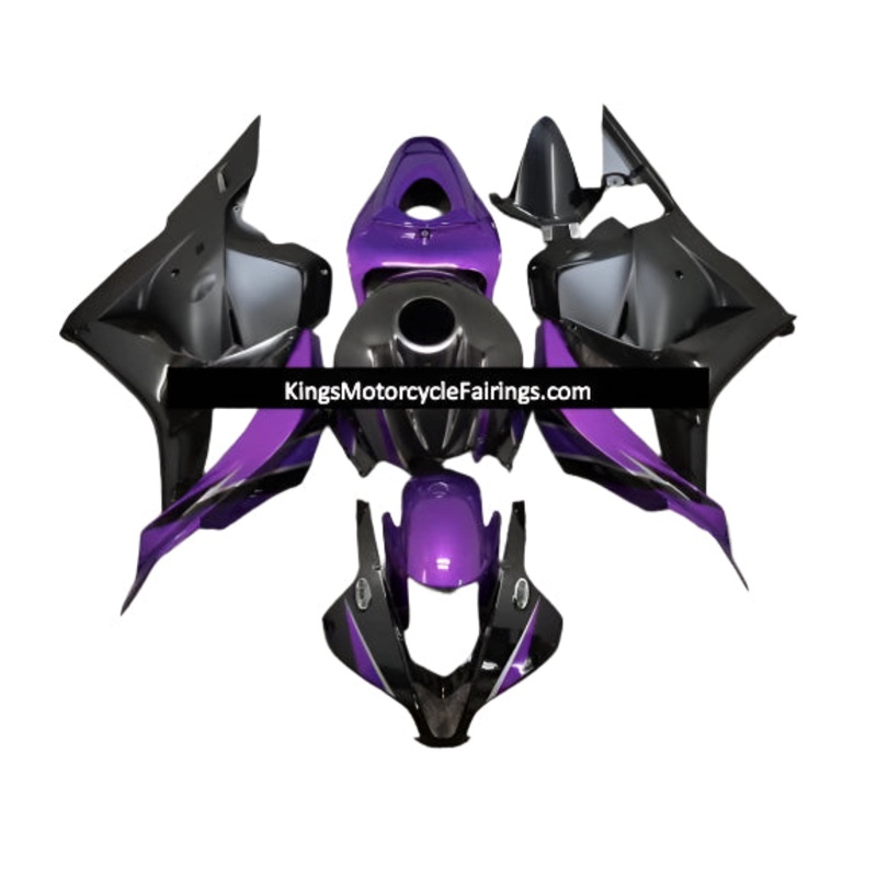 Honda CBR600RR (2009-2012) Black, Purple, Matte Black Fairings No Seat Cowl No Bolt Kit No Tank