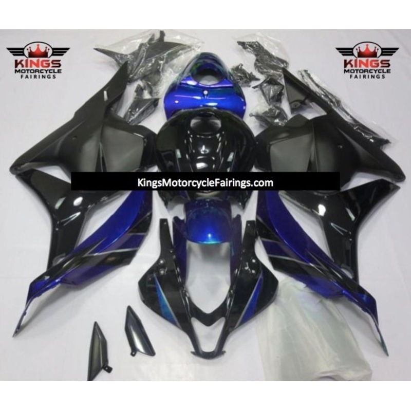 Honda CBR600RR (2009-2012) Blue, Black, Matte Black Fairings No Seat Cowl No Bolt Kit No Tank