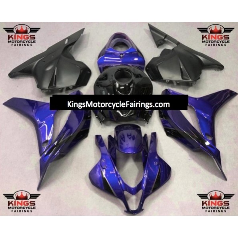 Honda CBR600RR (2009-2012) Dark Blue, Black & Matte Black Fairings No Seat Cowl No Bolt Kit No Tank