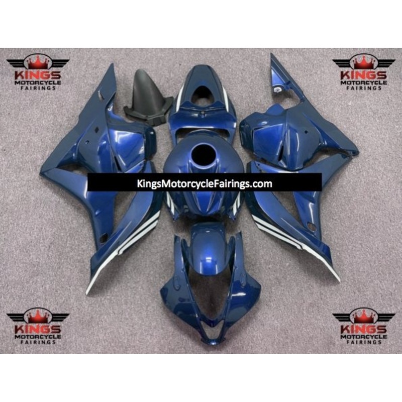 Honda CBR600RR (2009-2012) Dark Blue & White Fairings No Seat Cowl No Bolt Kit No Tank