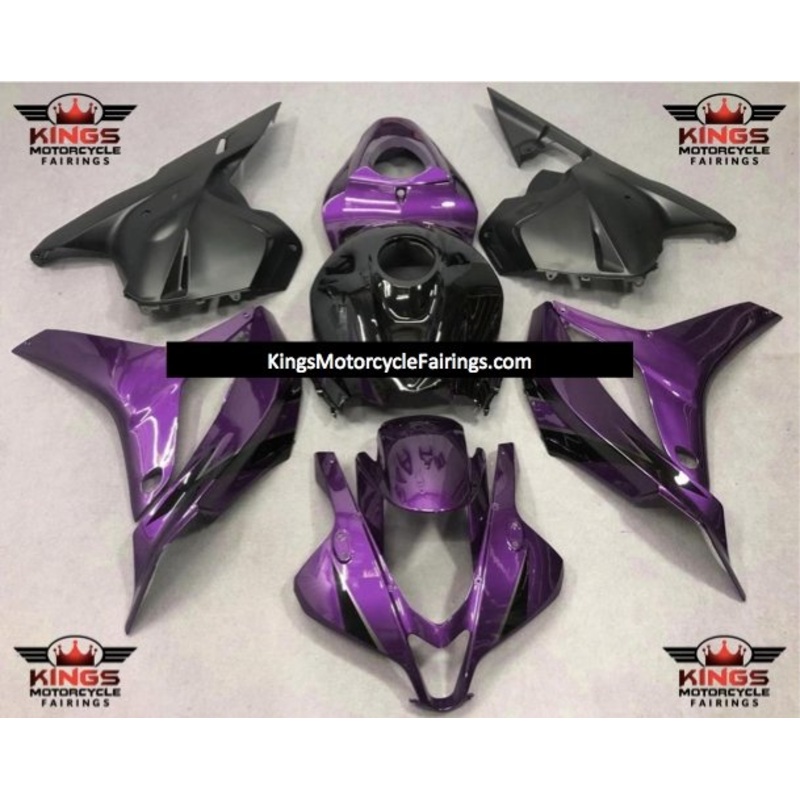 Honda CBR600RR (2009-2012) Dark Purple, Black & Matte Black Fairings No Seat Cowl No Bolt Kit No Tank