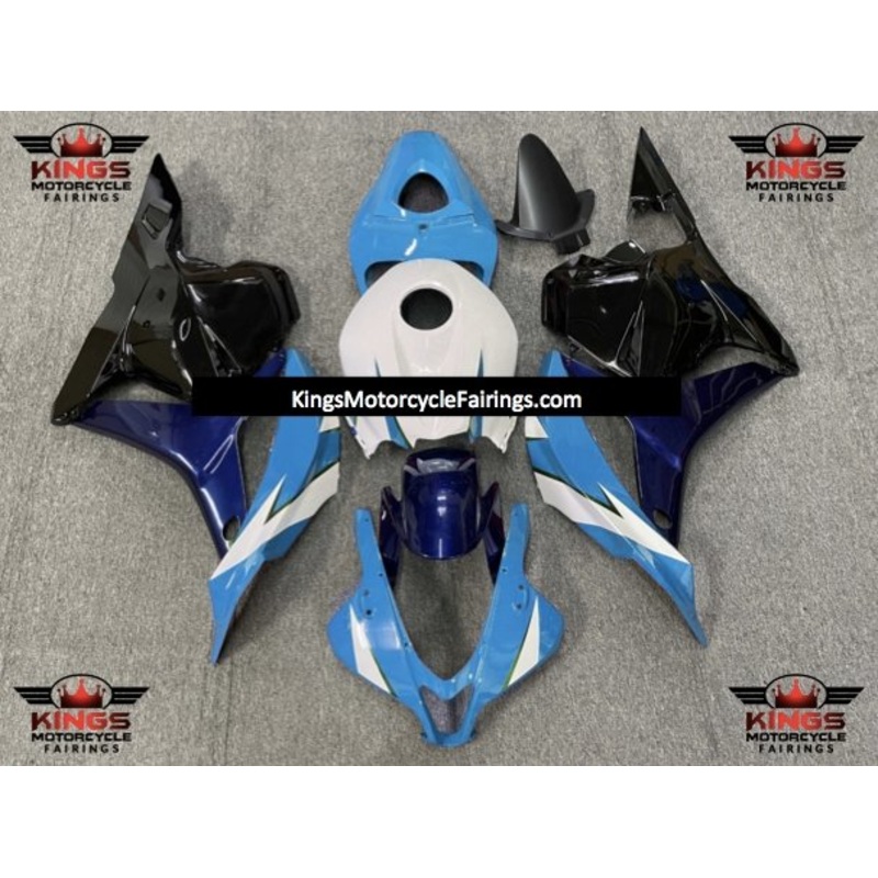 Honda CBR600RR (2009-2012) Light Blue, White, Dark Blue & Black Fairings No Seat Cowl No Bolt Kit No Tank