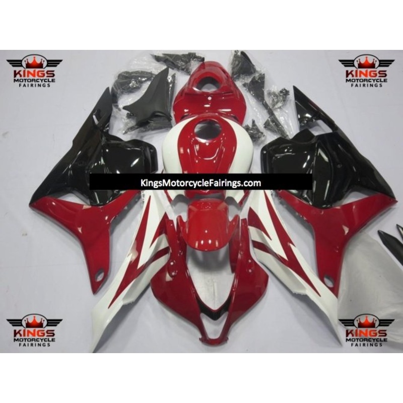 Honda CBR600RR (2009-2012) Red, White & Black Fairings No Seat Cowl No Bolt Kit No Tank