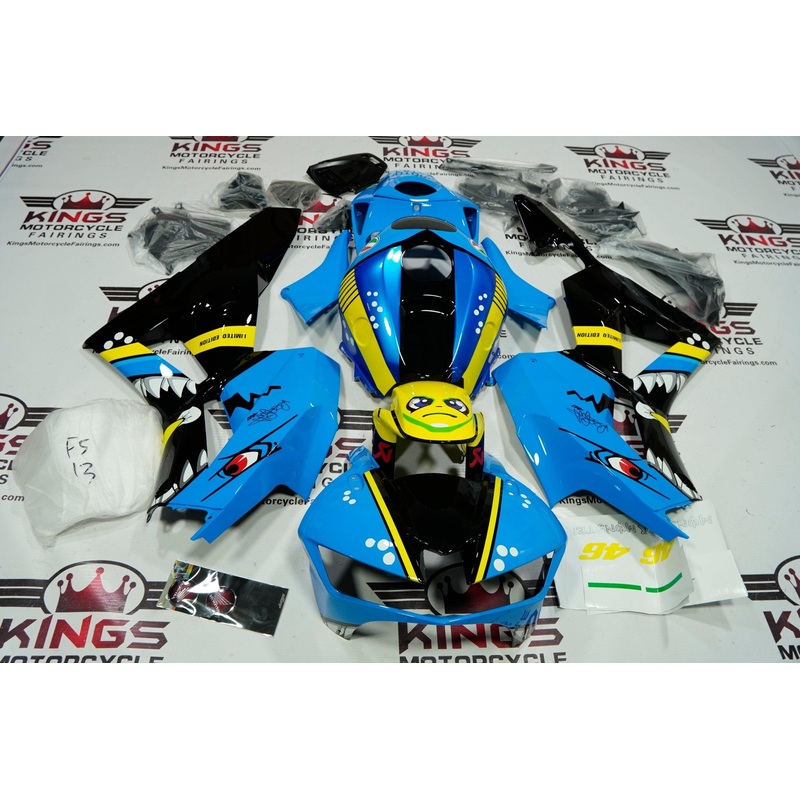 Honda CBR600RR (2013-2023) Blue Creature Fairings No Seat Cowl No Bolt Kit No Tank