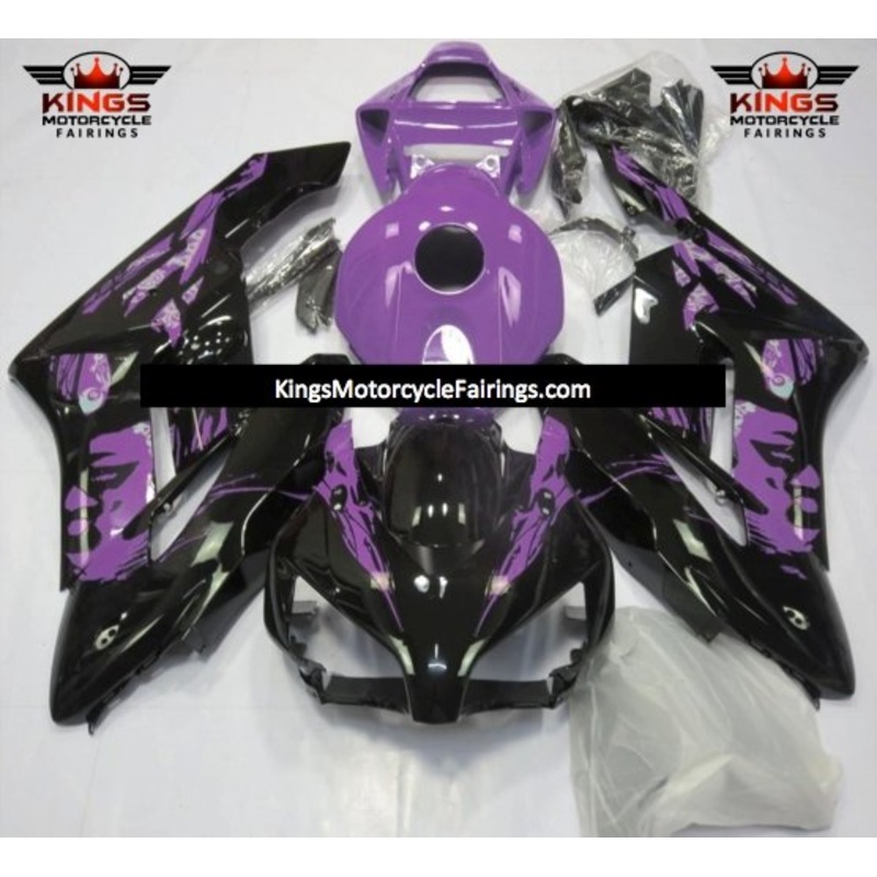Honda CBR1000RR (2004-2005) Black, Purple Leyla Fairings No Seat Cowl No Bolt Kit No Tank