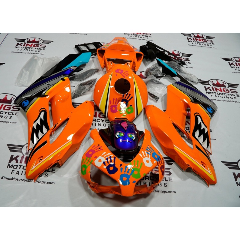 Honda CBR1000RR (2004-2005) Orange Shark Fairings No Seat Cowl No Bolt Kit No Tank