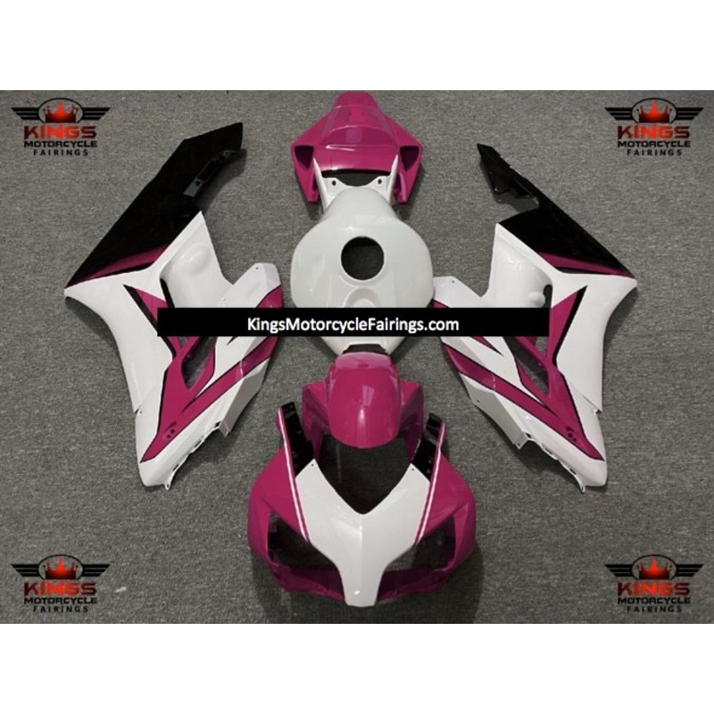 Honda CBR1000RR (2004-2005) Pink, White & Black Fairings No Seat Cowl No Bolt Kit No Tank