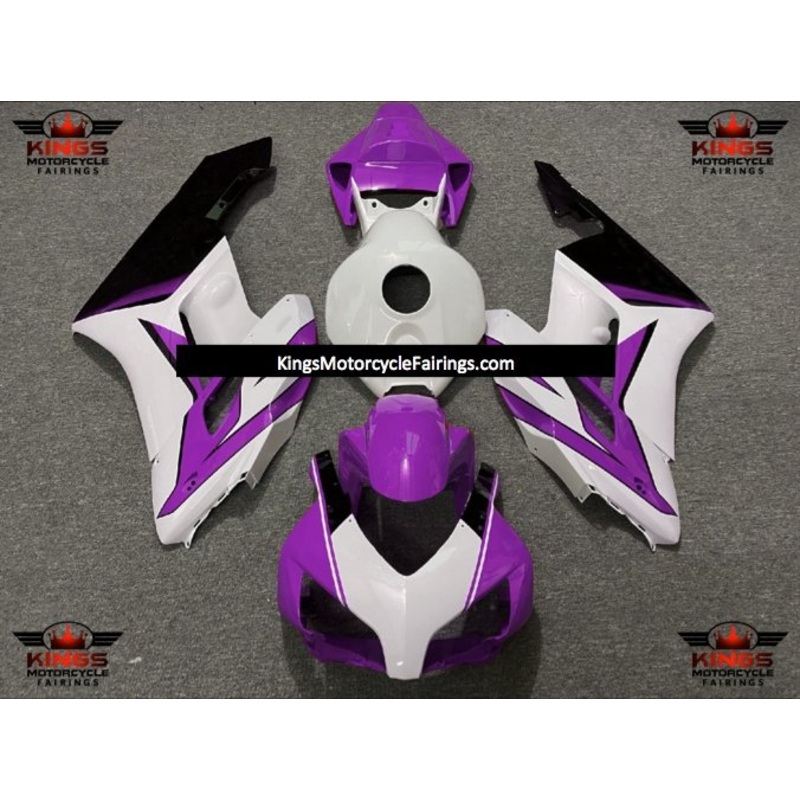 Honda CBR1000RR (2004-2005) Purple, White & Black Fairings No Seat Cowl No Bolt Kit No Tank