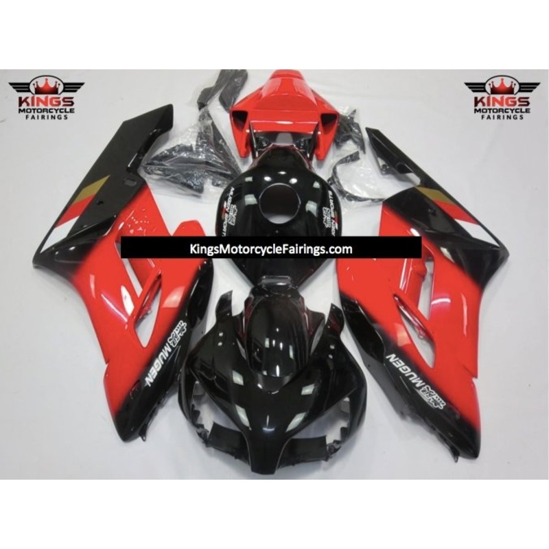 Honda CBR1000RR (2004-2005) Red & Black Mugen Fairings No Seat Cowl No Bolt Kit No Tank