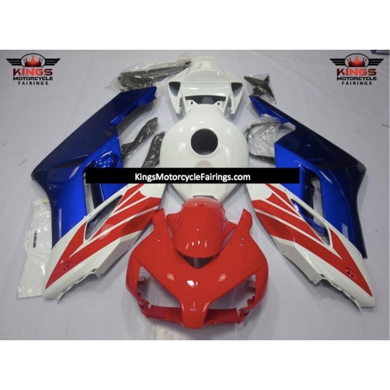 Honda CBR1000RR (2004-2005) Red, Blue & White Fairings No Seat Cowl No Bolt Kit No Tank