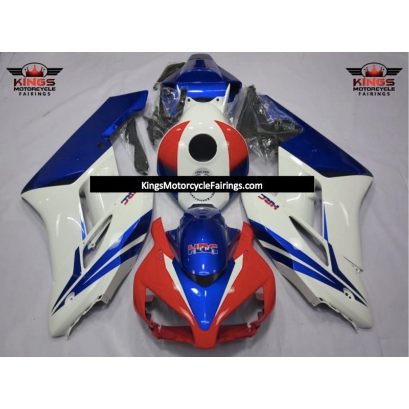 Honda CBR1000RR (2004-2005) Red, White & Blue HRC Fairings No Seat Cowl No Bolt Kit No Tank