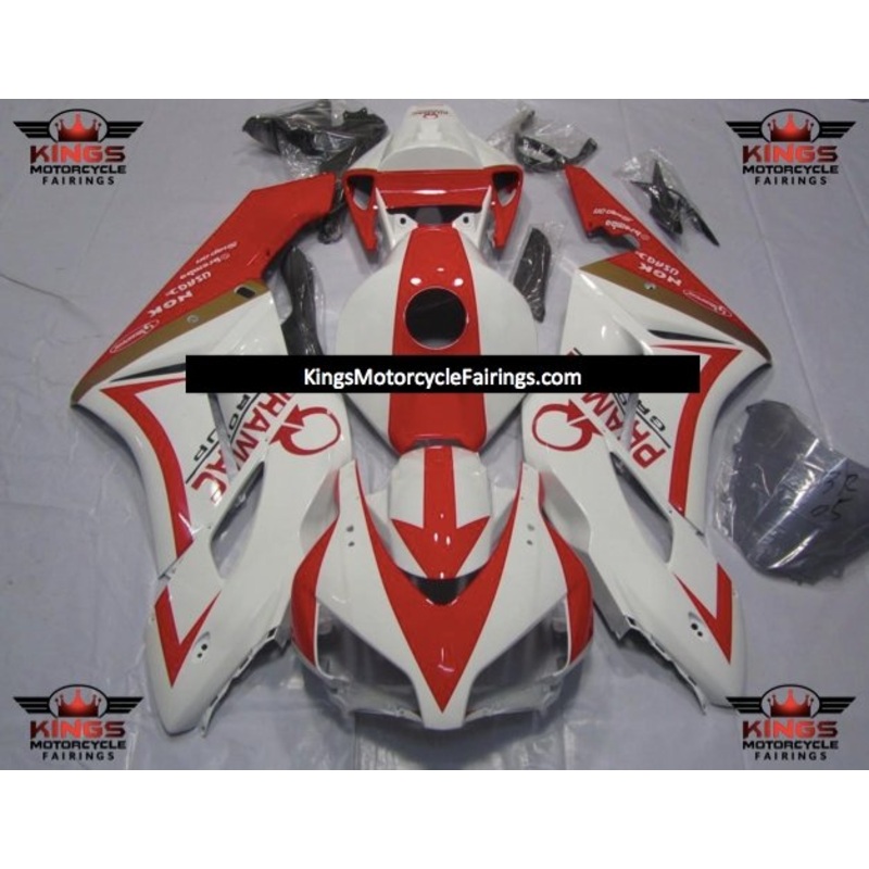 Honda CBR1000RR (2004-2005) Red & White Pramac Fairings No Seat Cowl No Bolt Kit No Tank