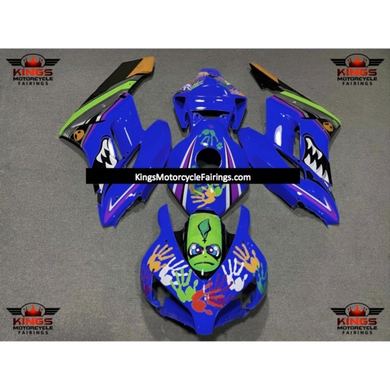 Honda CBR1000RR (2004-2005) Royal Blue Shark Fairings No Seat Cowl No Bolt Kit No Tank