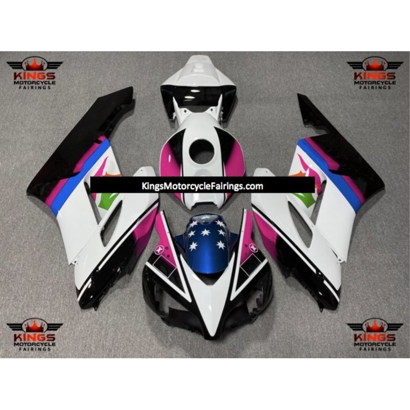 Honda CBR1000RR (2004-2005) White, Black, Pink, Blue, Green & Orange Fairings No Seat Cowl No Bolt Kit No Tank