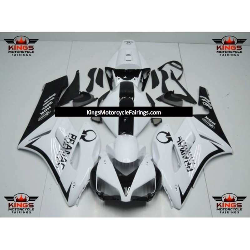 Honda CBR1000RR (2004-2005) White & Black Pramac Fairings No Seat Cowl No Bolt Kit No Tank
