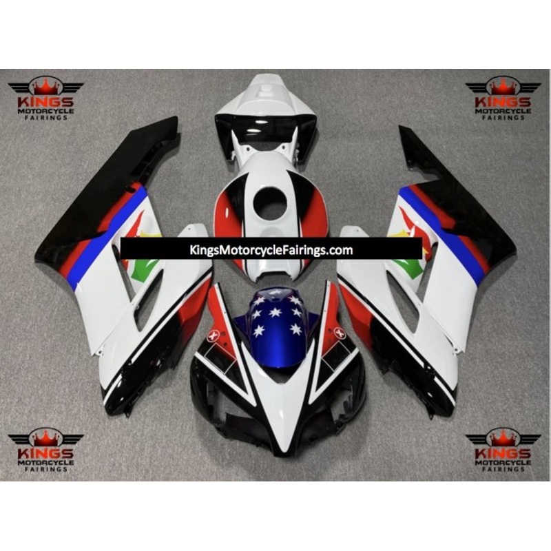 Honda CBR1000RR (2004-2005) White, Black, Red, Blue, Yellow & Green Fairings No Seat Cowl No Bolt Kit No Tank