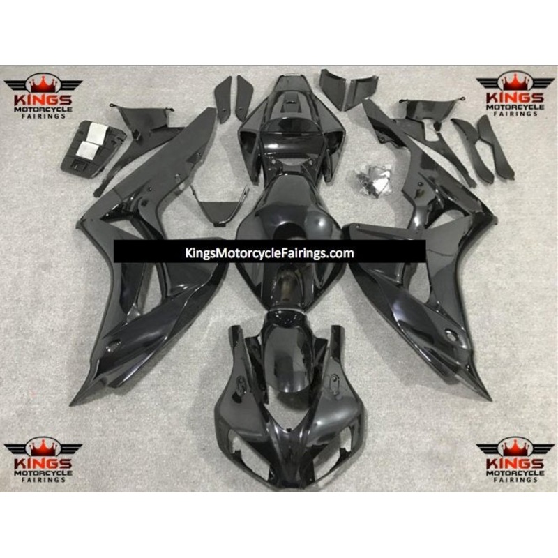 Honda CBR1000RR (2006-2007) Black Fairings No Seat Cowl No Bolt Kit No Tank