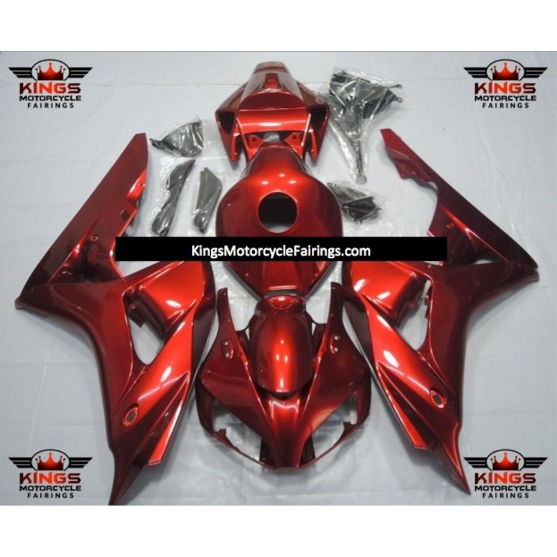 Honda CBR1000RR (2006-2007) Candy Apple Red Fairings No Seat Cowl No Bolt Kit No Tank