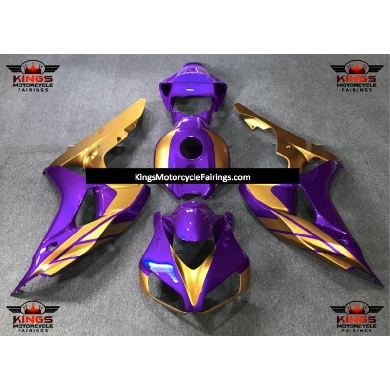 Honda CBR1000RR (2006-2007) Gold & Purple Fairings No Seat Cowl No Bolt Kit No Tank