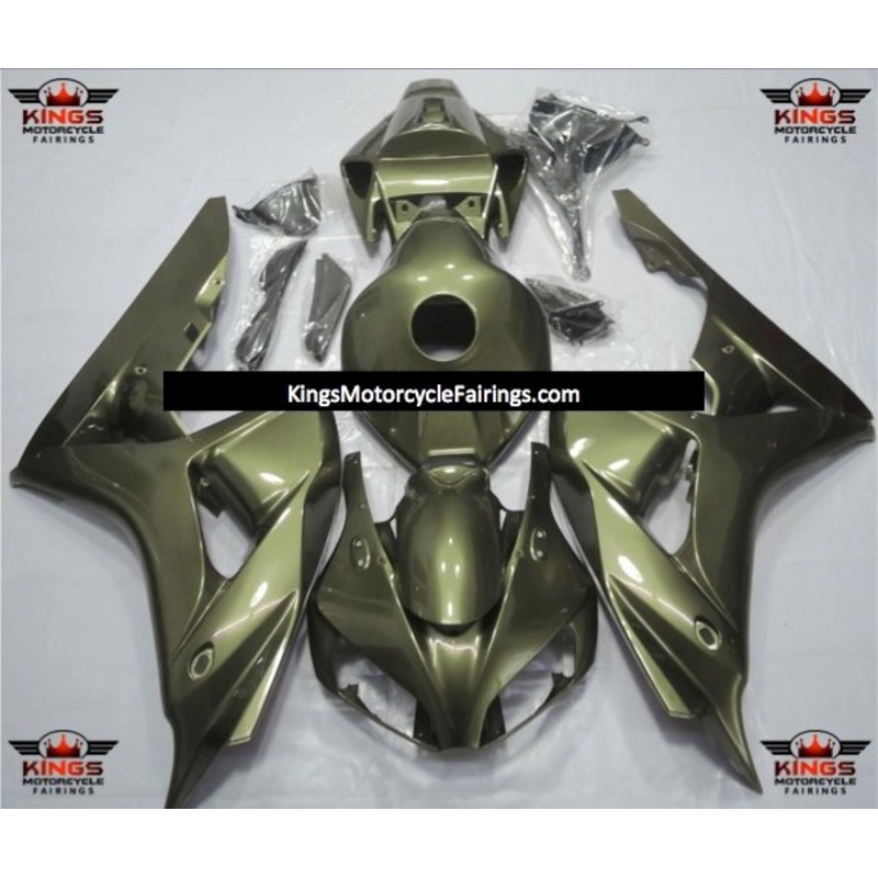 Honda CBR1000RR (2006-2007) Green Olive Fairings No Seat Cowl No Bolt Kit No Tank