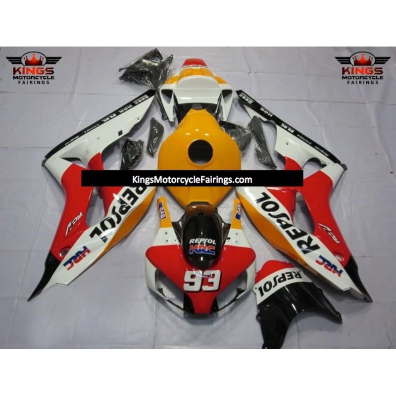 Honda CBR1000RR (2006-2007) Repsol HRC 93 Fairings No Seat Cowl No Bolt Kit No Tank