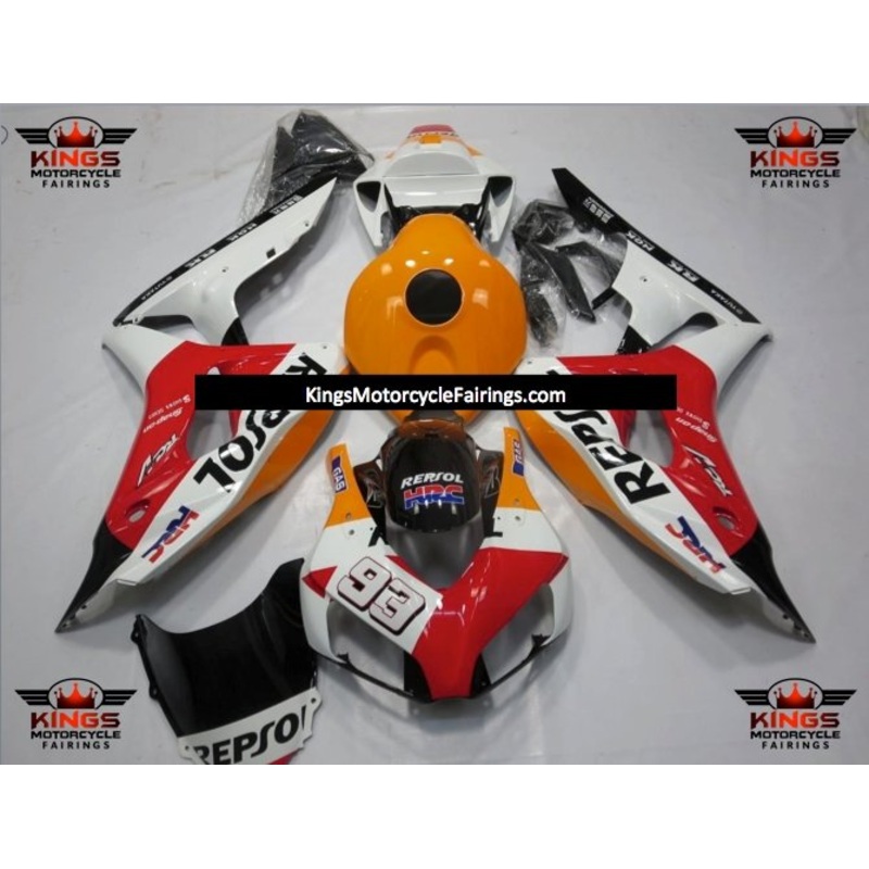 Honda CBR1000RR (2006-2007) Repsol RCV 93 Fairings No Seat Cowl No Bolt Kit No Tank