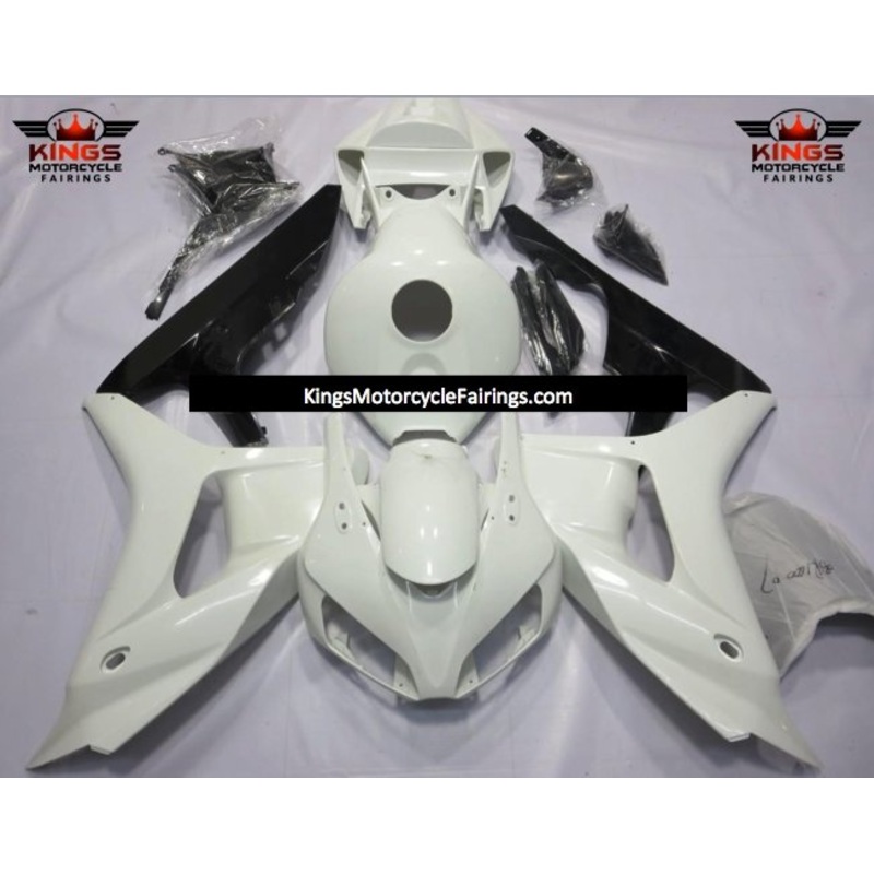 Honda CBR1000RR (2006-2007) White & Black Fairings No Seat Cowl No Bolt Kit No Tank