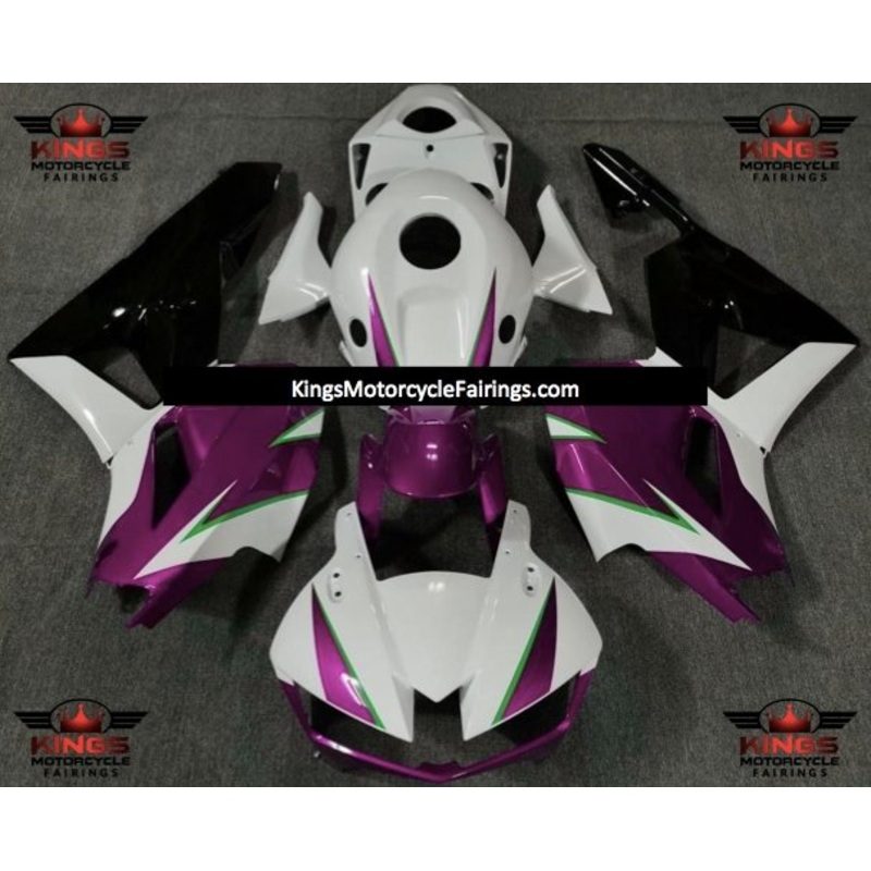 Honda CBR600RR (2013-2023) Purple, White, Black, Green Fairings No Seat Cowl No Bolt Kit No Tank