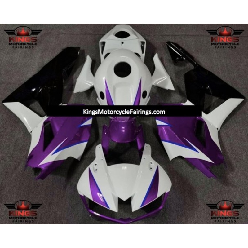 Honda CBR600RR (2013-2023) White, Purple, Black, Blue Fairings No Seat Cowl No Bolt Kit No Tank