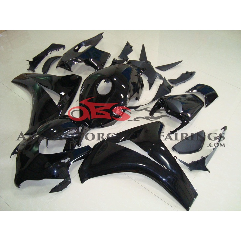Honda CBR1000RR (2008-2011) Black Fairings No Seat Cowl No Bolt Kit No Tank