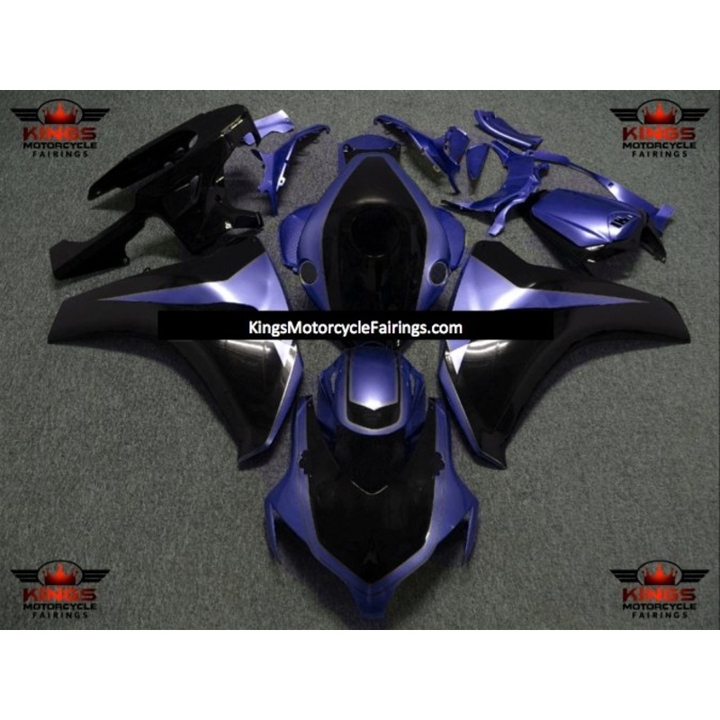Honda CBR1000RR (2008-2011) Black & Purple Fairings No Seat Cowl No Bolt Kit No Tank