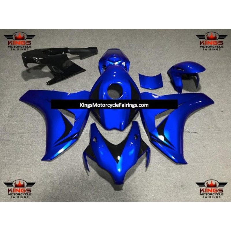 Honda CBR1000RR (2008-2011) Blue & Black Fairings No Seat Cowl No Bolt Kit No Tank