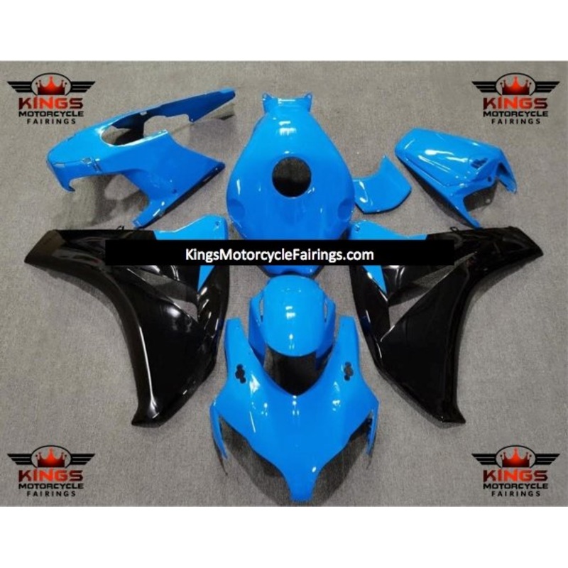 Honda CBR1000RR (2008-2011) Light Blue & Black Fairings No Seat Cowl No Bolt Kit No Tank