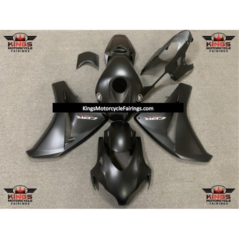Honda CBR1000RR (2008-2011) Matte Black Fireblade Fairings No Seat Cowl No Bolt Kit No Tank