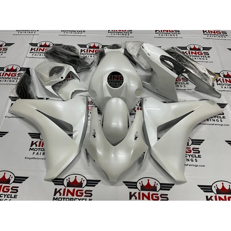 Honda CBR1000RR (2008-2011) Pearl White Fairings No Seat Cowl No Bolt Kit No Tank