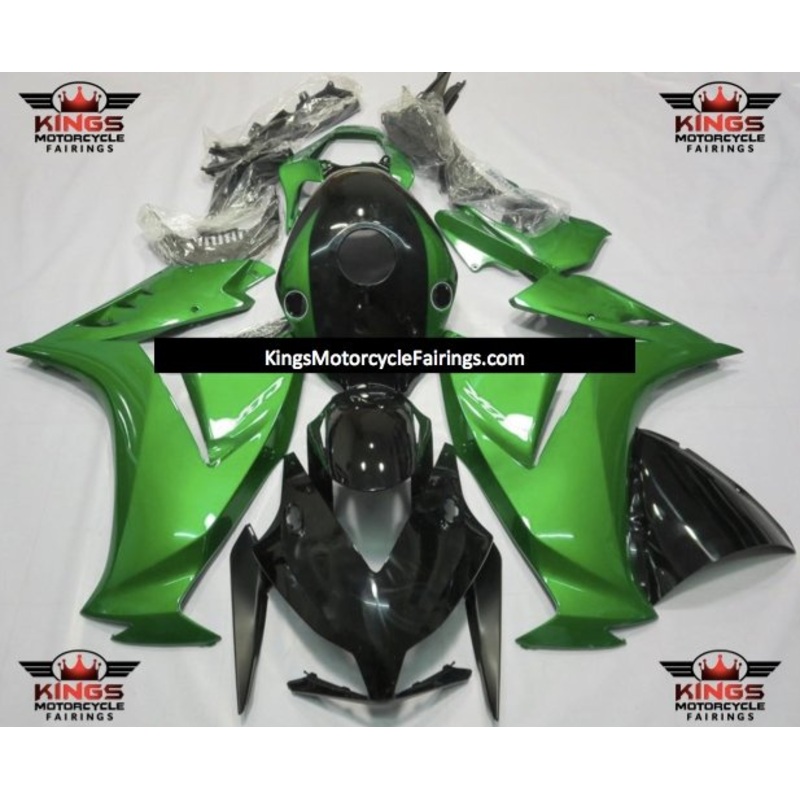 Honda CBR1000RR (2012-2016) Black & Green Fairings No Seat Cowl No Bolt Kit No Tank