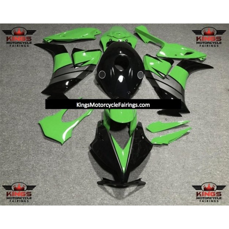 Honda CBR1000RR (2012-2016) Black, Green & Gray Fairings No Seat Cowl No Bolt Kit No Tank