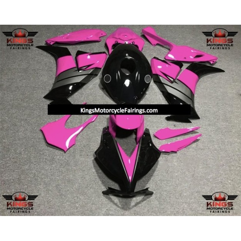 Honda CBR1000RR (2012-2016) Black, Pink & Gray Fairings No Seat Cowl No Bolt Kit No Tank