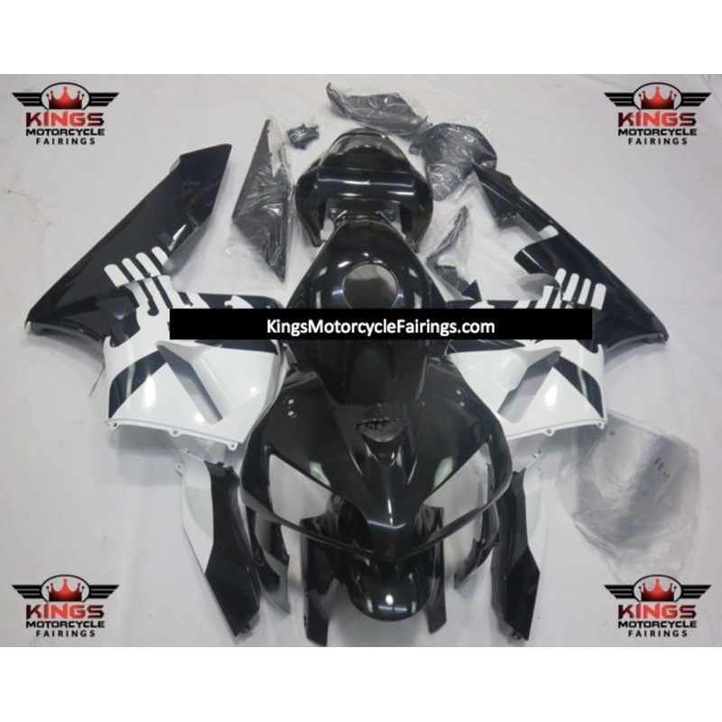 Honda CBR1000RR (2012-2016) Black & White Punisher Skull Fairings No Seat Cowl No Bolt Kit No Tank