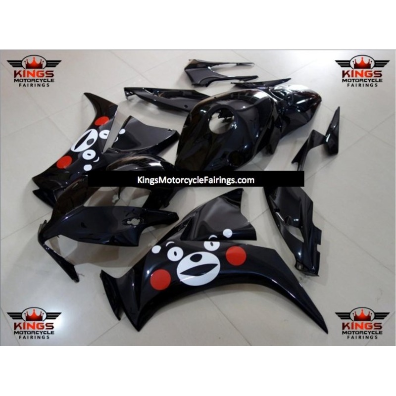 Honda CBR1000RR (2012-2016) Black, White & Red Cartoon Face Fairings No Seat Cowl No Bolt Kit No Tank