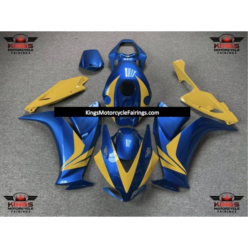 Honda CBR1000RR (2012-2016) Blue & Dark Yellow Fairings No Seat Cowl No Bolt Kit No Tank