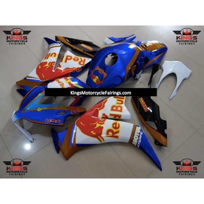 Honda CBR1000RR (2012-2016) Blue Multicolored RedBull Fairings No Seat Cowl No Bolt Kit No Tank