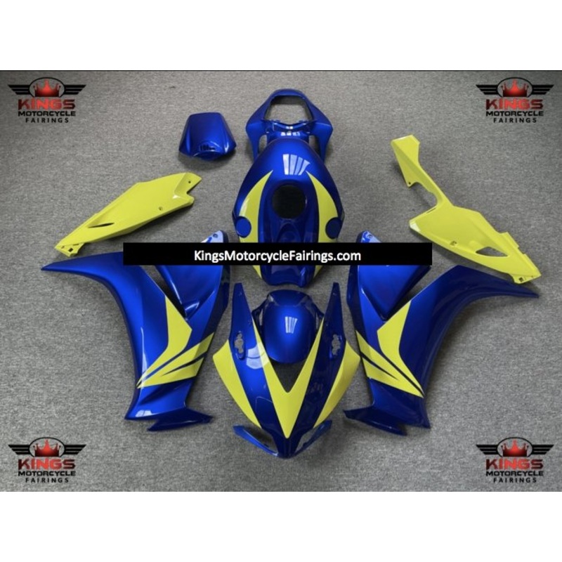 Honda CBR1000RR (2012-2016) Blue & Yellow Fairings No Seat Cowl No Bolt Kit No Tank
