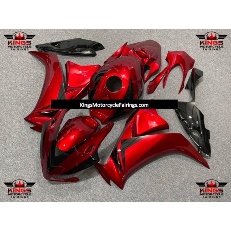 Honda CBR1000RR (2012-2016) Candy Red & Black Fairings No Seat Cowl No Bolt Kit No Tank