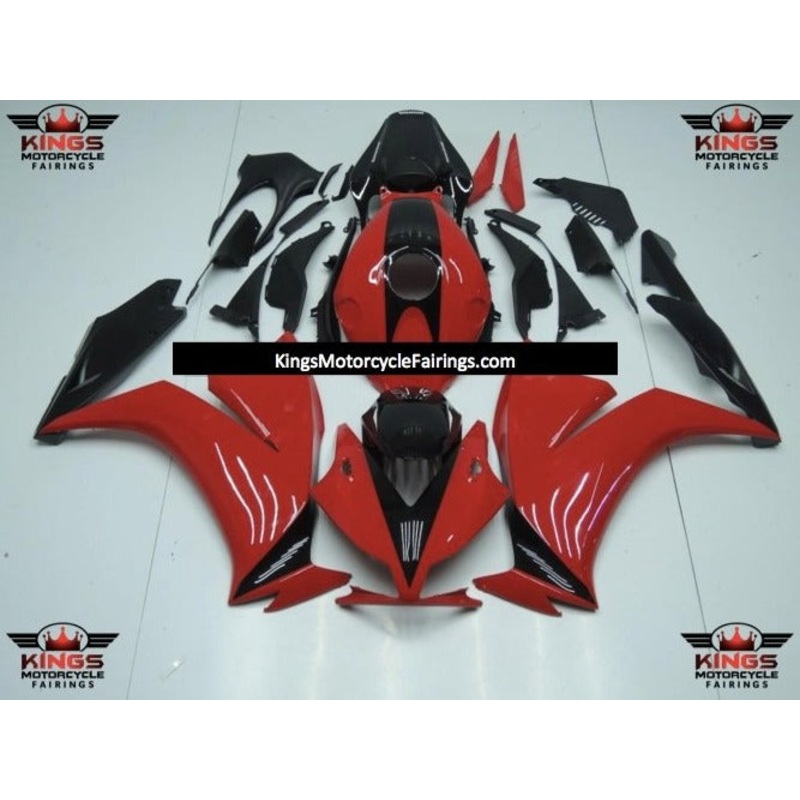 Honda CBR1000RR (2012-2016) Gloss Red & Black Fairings No Seat Cowl No Bolt Kit No Tank