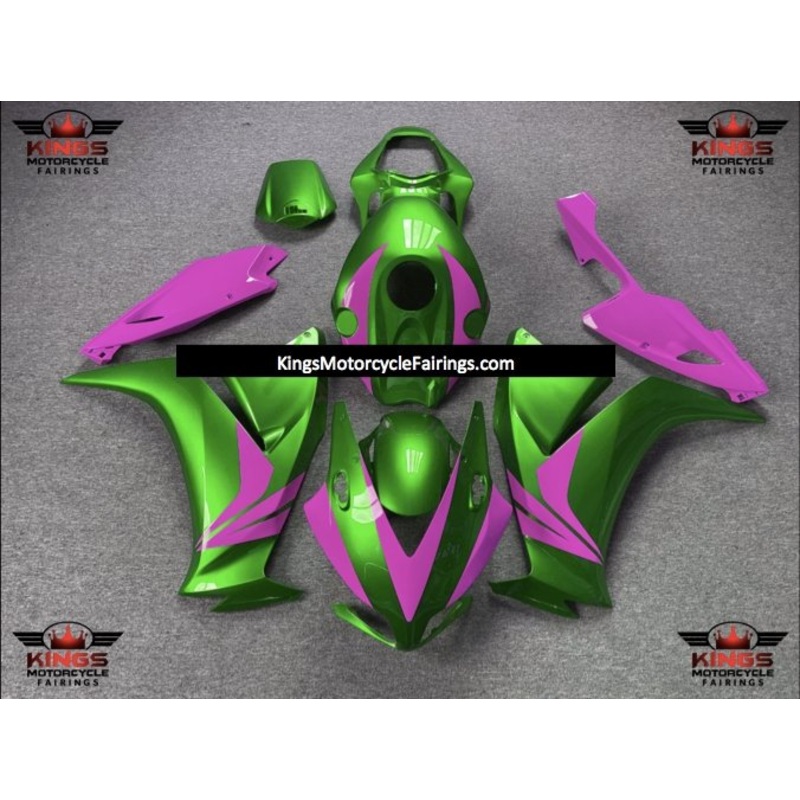 Honda CBR1000RR (2012-2016) Green & Pink Fairings No Seat Cowl No Bolt Kit No Tank