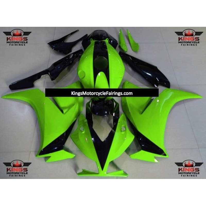 Honda CBR1000RR (2012-2016) Neon Green & Black Fairings No Seat Cowl No Bolt Kit No Tank