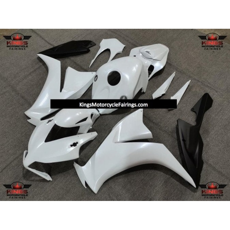 Honda CBR1000RR (2012-2016) Pearl White & Matte Black Fairings No Seat Cowl No Bolt Kit No Tank